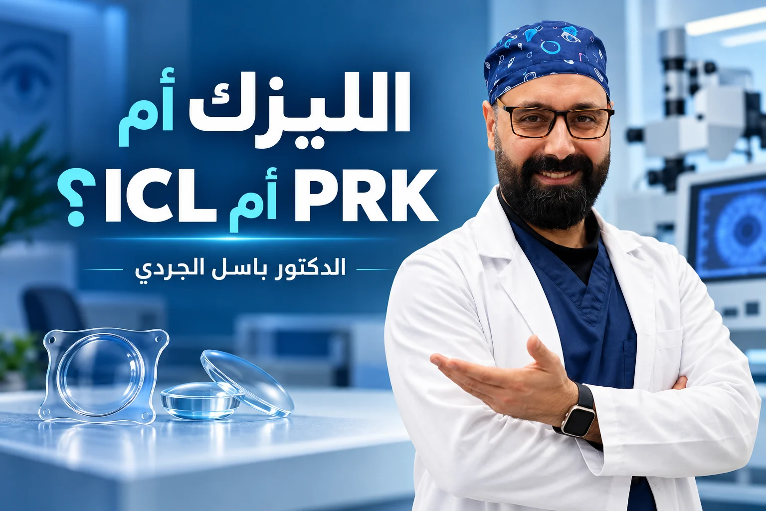 الليزك أم PRK أم عدسات ICL؟ كيف يختار الطبيب الطريقة المناسبة؟