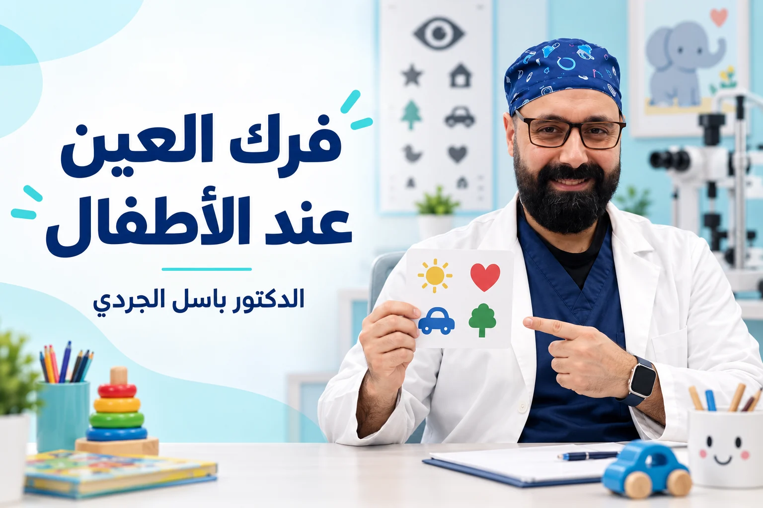 فرك العين عند الأطفال: متى يحتاج الطفل إلى فحص؟